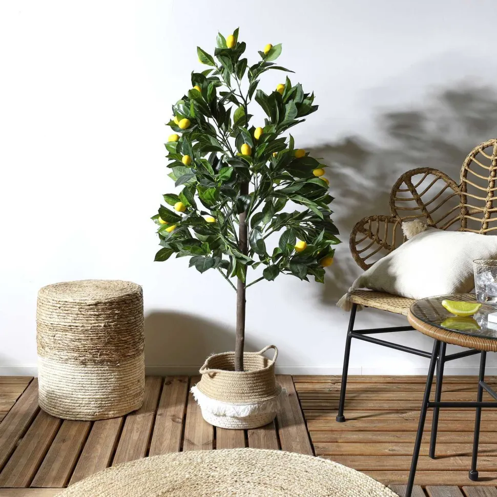 Sztuczne drzewo cytrynowe 120 cm