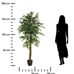 Sztuczne drzewo Fikus z doniczką 180 cm