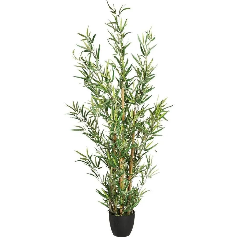 Sztuczny bambus 120cm w donicy czarnej