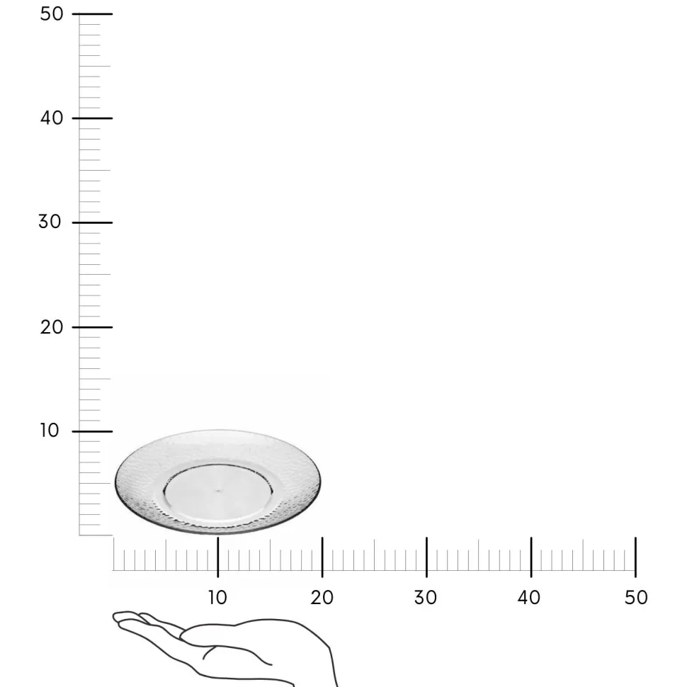 Talerz Estiva 20 cm plastikowy