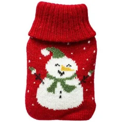 Termofor Bałwanek 7x12 cm czerwony