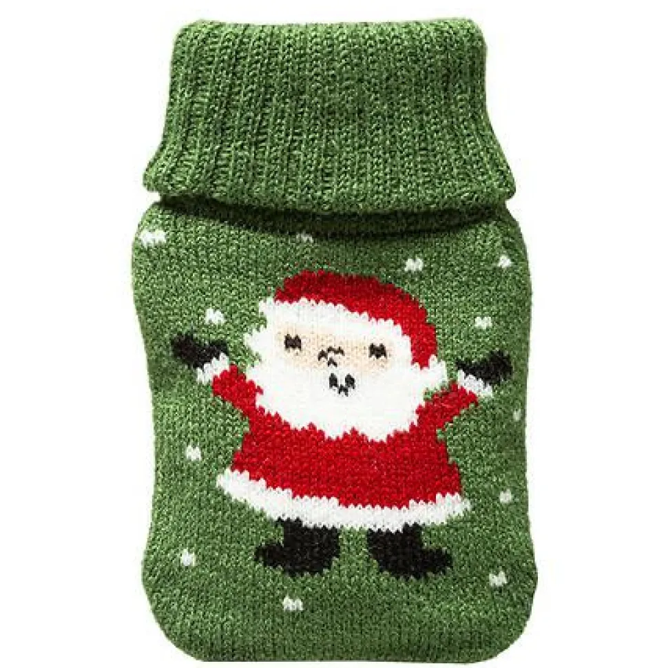 Termofor Mikołaj 7x12 cm zielony