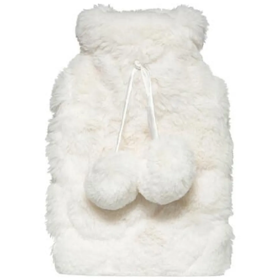 Termofor z futerkiem 280 ml beżowy