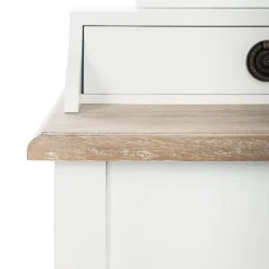 Toaletka Chrysa biała z lustrem 3 szuflady