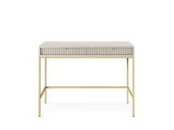 Toaletka Delicious ryflowana kaszmir złote nogi