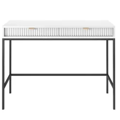 Toaletka Delicious ryflowana biała