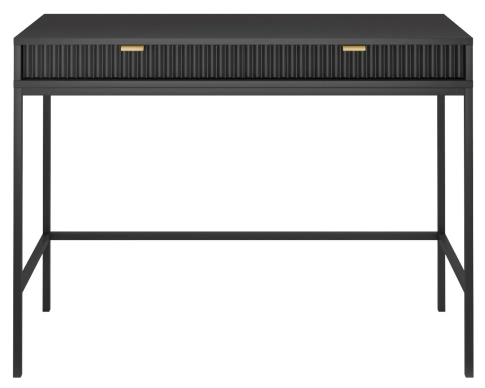 Toaletka Delicious ryflowana czarna