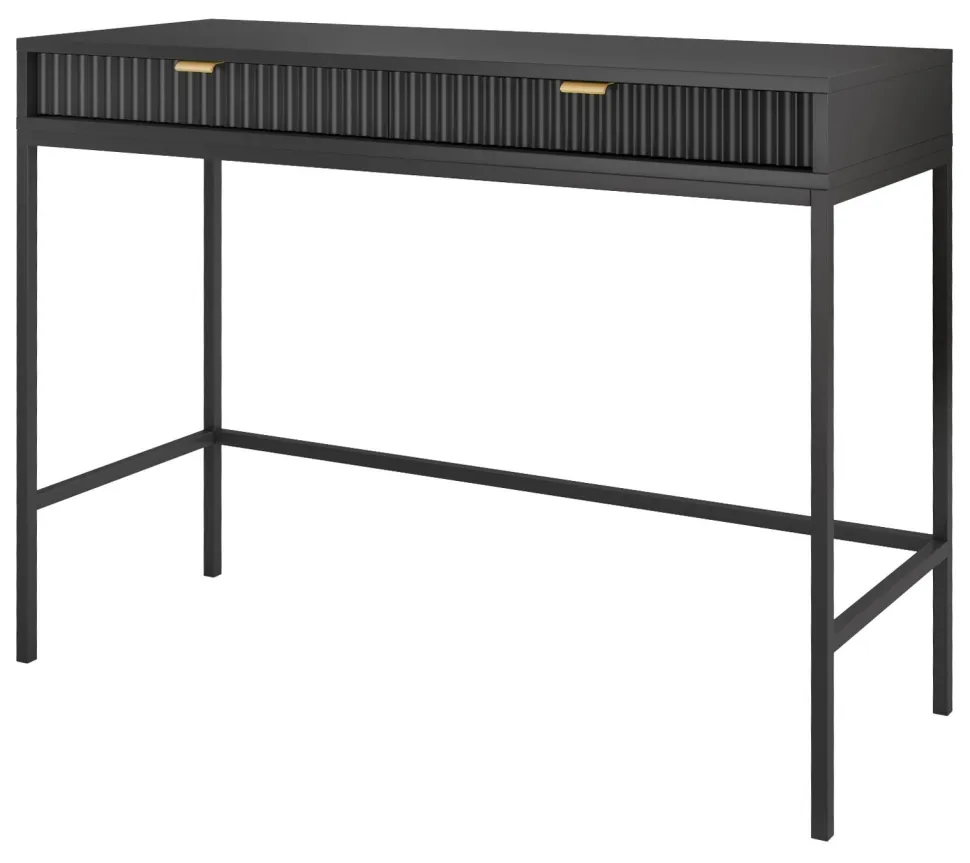 Toaletka Delicious ryflowana czarna