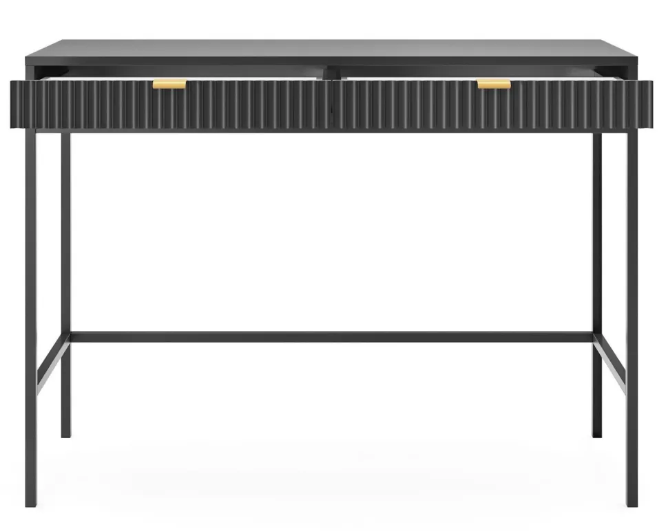 Toaletka Delicious ryflowana czarna