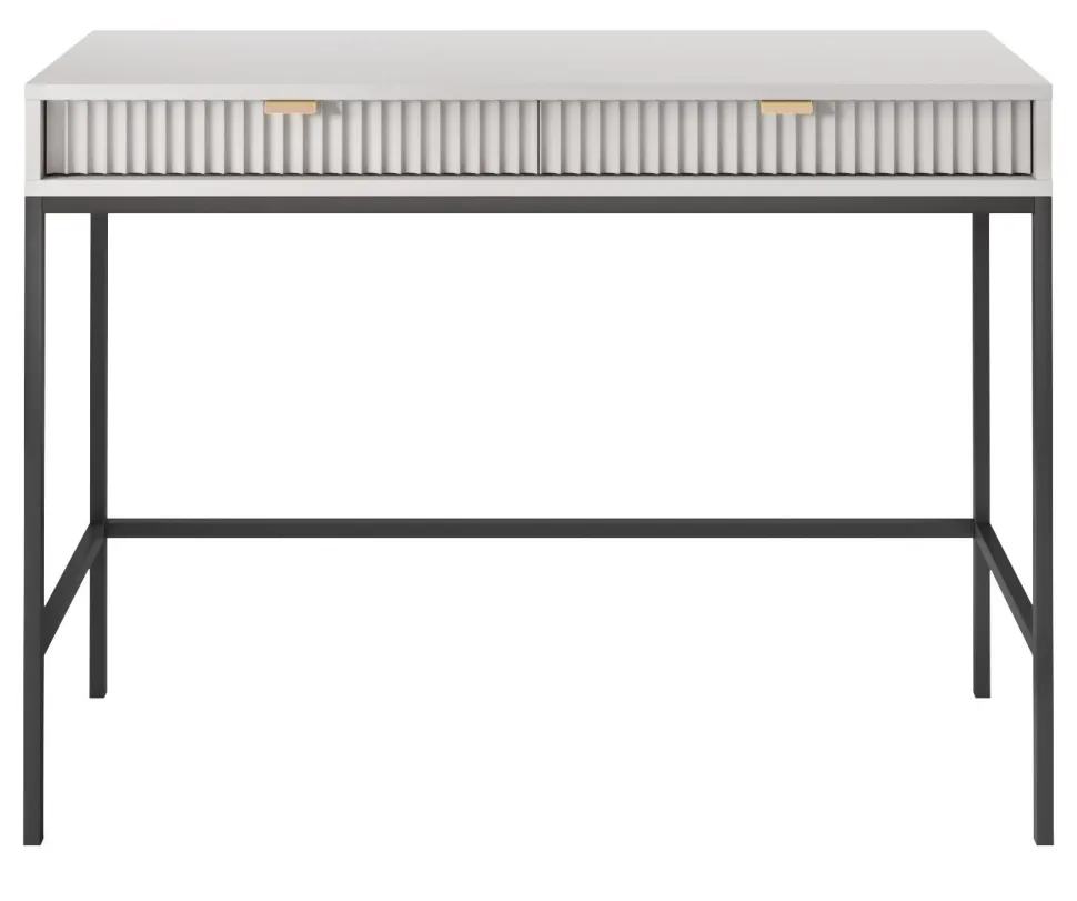 Toaletka Delicious ryflowana szara