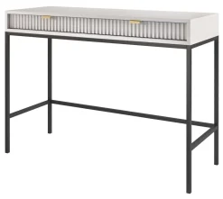 Toaletka Delicious ryflowana szara