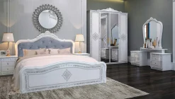 Toaletka Diamante biała połysk