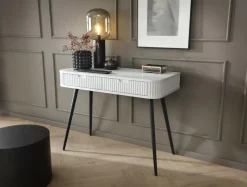 Toaletka Seda biała/ nogi czarne