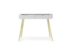 Toaletka Seda biała/nogi złote