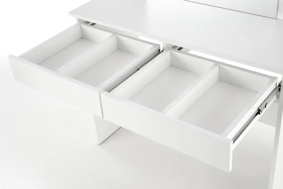 Toaletka z lustrem Sybilla biała