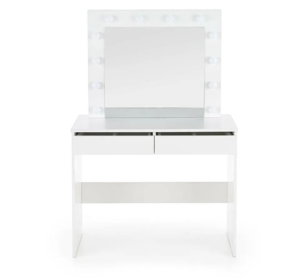 Toaletka z lustrem Sybilla biała