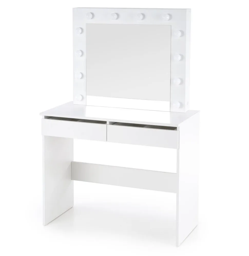 Toaletka z lustrem Sybilla biała