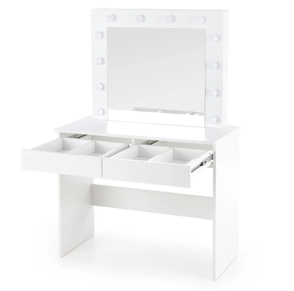 Toaletka z lustrem Sybilla biała