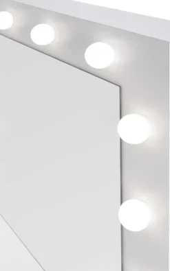 Toaletka z lustrem Sybilla biała