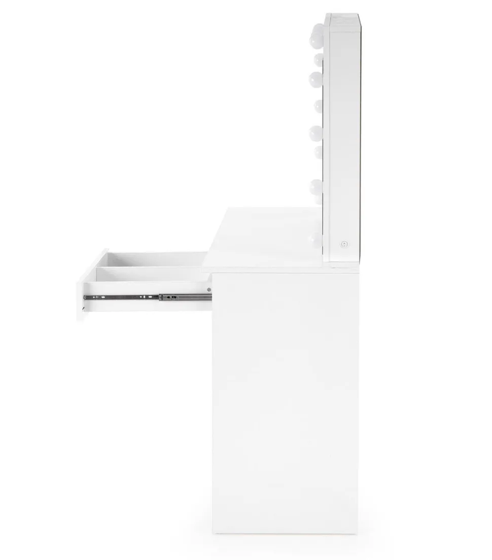 Toaletka z lustrem Sybilla biała