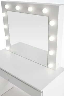 Toaletka z lustrem Sybilla biała