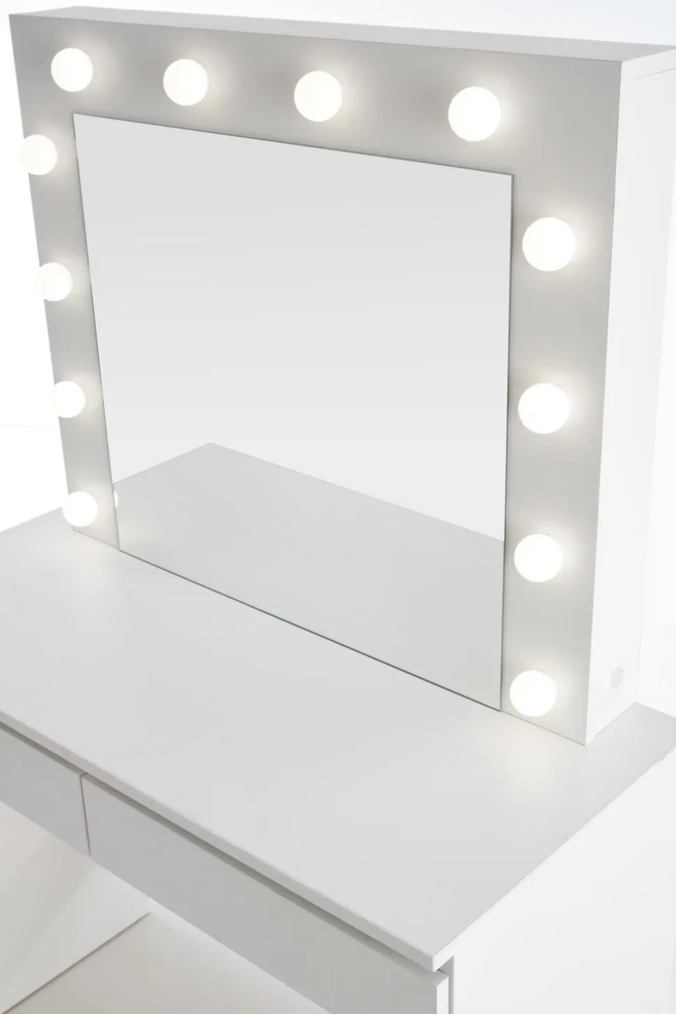 Toaletka z lustrem Sybilla biała