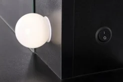 Toaletka z lustrem Sybilla XL czarna