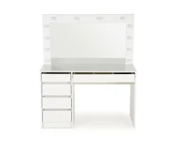 Toaletka z lustrem Sybilla XL biała