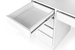 Toaletka z lustrem Sybilla XL biała