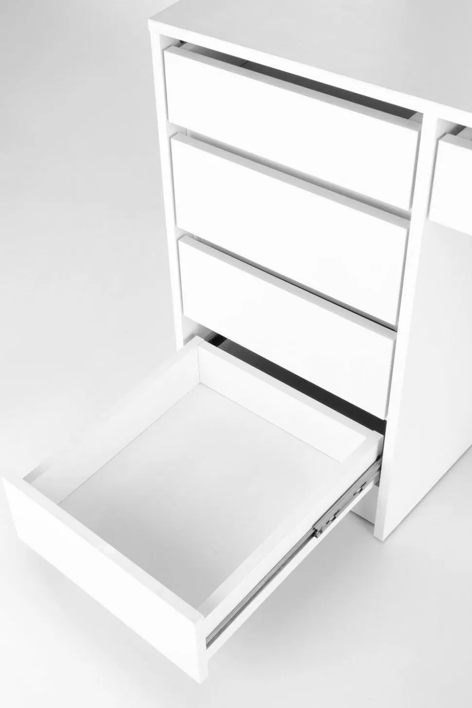 Toaletka z lustrem Sybilla XL biała