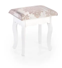 Toaletka ze stołkiem Elsa biała