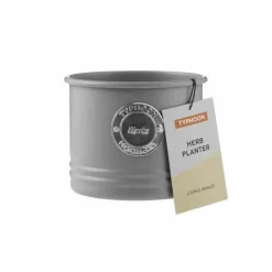 TYP - Osłonka na doniczkę do ziół, szara