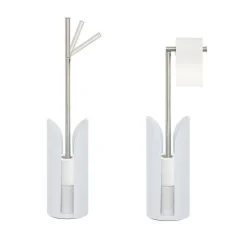 Uchwyt na papier toaletowy Kho biały