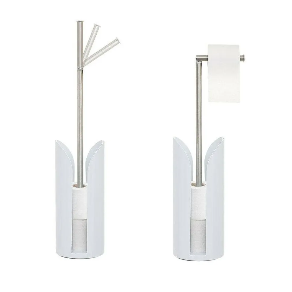 Uchwyt na papier toaletowy Kho biały