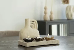 Wazon ceramiczny beżowy