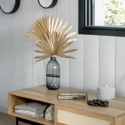 Wazon Line szklany 30cm dymiony