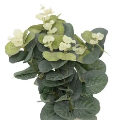 Wazon Suza łuk ze sztucznym eukalitusem   30cm