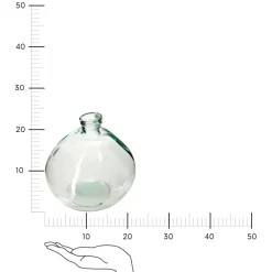 Wazon szklany Recyc transparentny