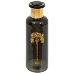 Wazon Tropical Boudoir o wysokości 22     cm, szkło khaki