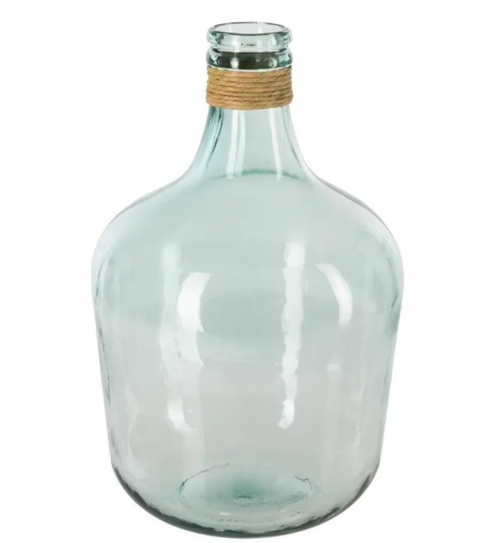 Wazon z rafią transparentny