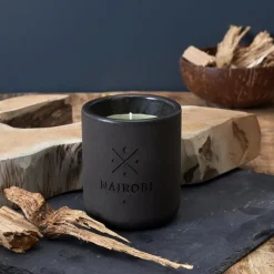 Świeca Earth Nairobi szara