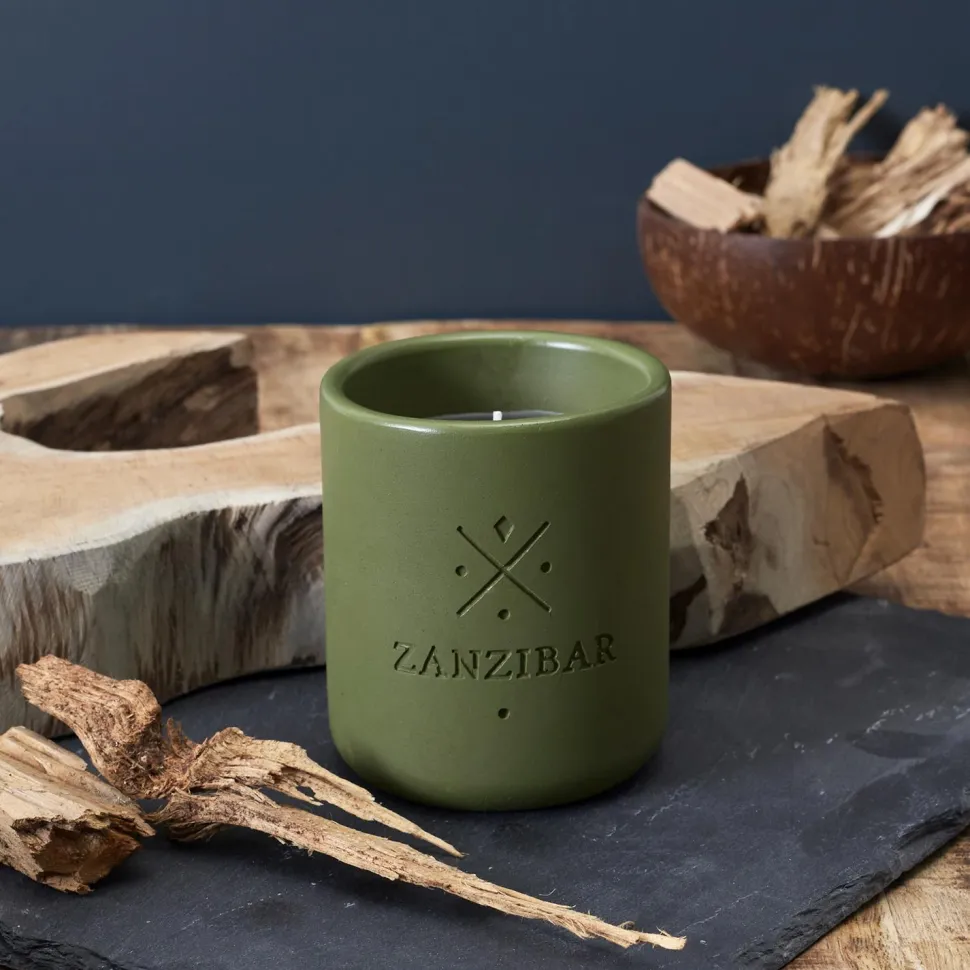 Świeca Earth Zanzibar zielona