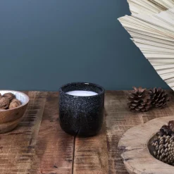 Świeca Glaze S w ceramice czarna