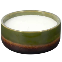 Świeca Glaze XL w ceramice zielona