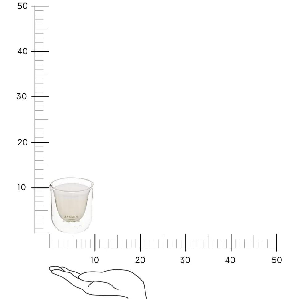 Świeca Ilan zapachowa 130 g szklany słoik jaśmin