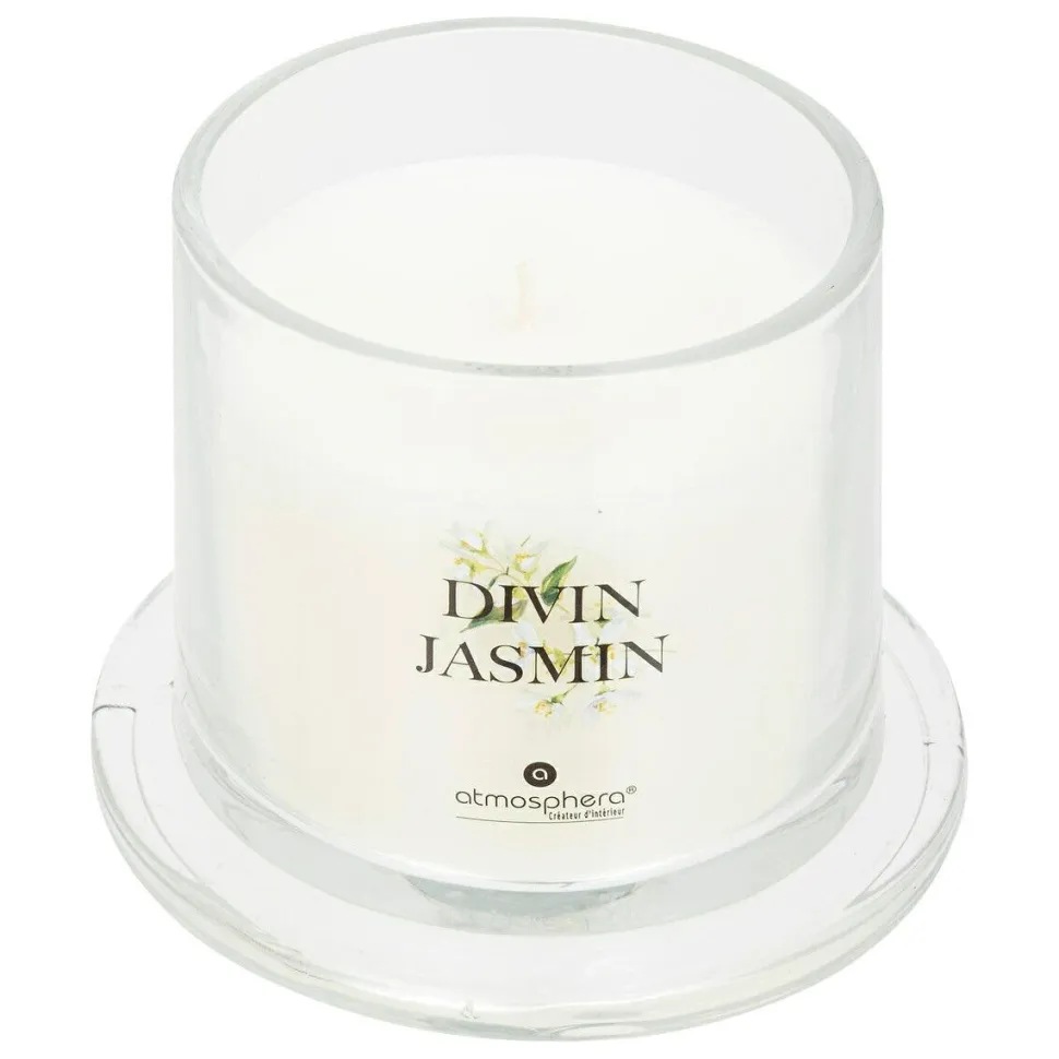 Świeca pod kloszem Oudy 240g zapach jaśminu