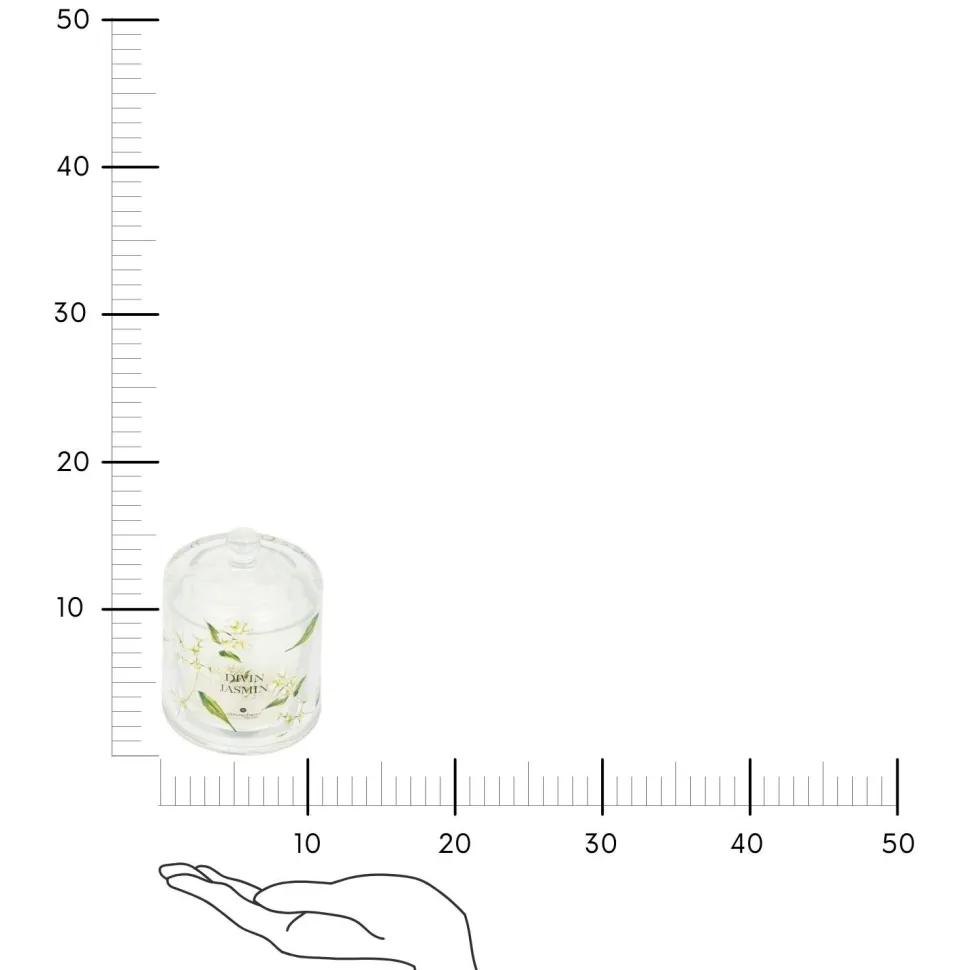 Świeca pod kloszem Oudy 240g zapach jaśminu