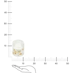 Świeca pod kloszem Oudy 240g zapach bawełny i lnu