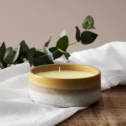 Świeca w ceramice trawa cytrynowa