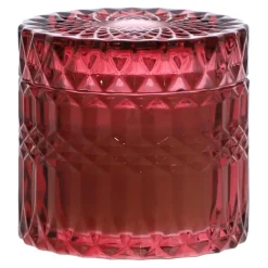 Świeca w szkle 8,5cm czerwona